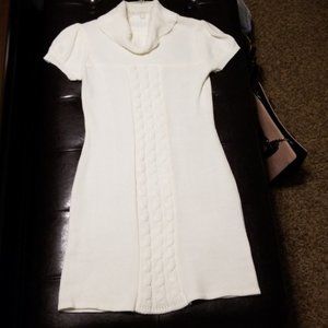 Like New Pink Republic Cream Sweater dress
